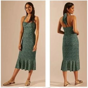 Hutch Halter Corset Midi Dress